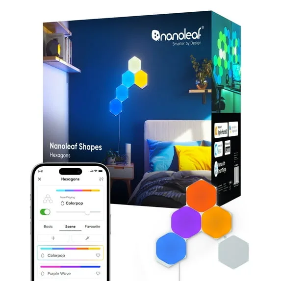 Nanoleaf Shapes Hexagons Smarter Kit